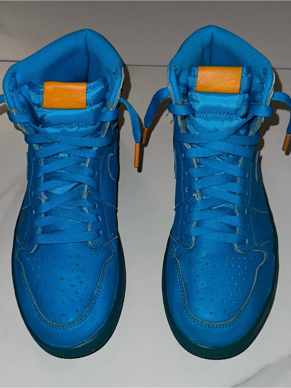 2017 Nike Air Jordan 1 Retro High OG G8RD Blue Lagoon Gatorade Size 8.5